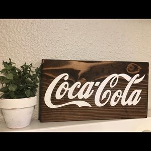 🕶Coca Cola block sign